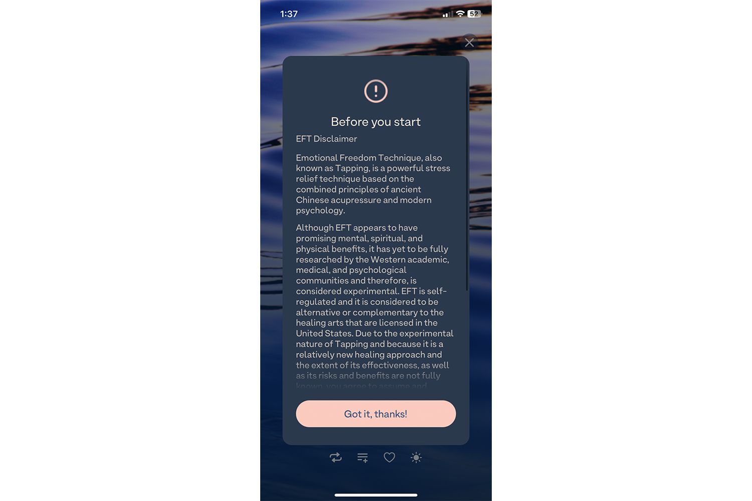 Teladoc app legal note