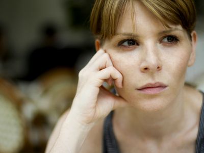 thoughtful woman