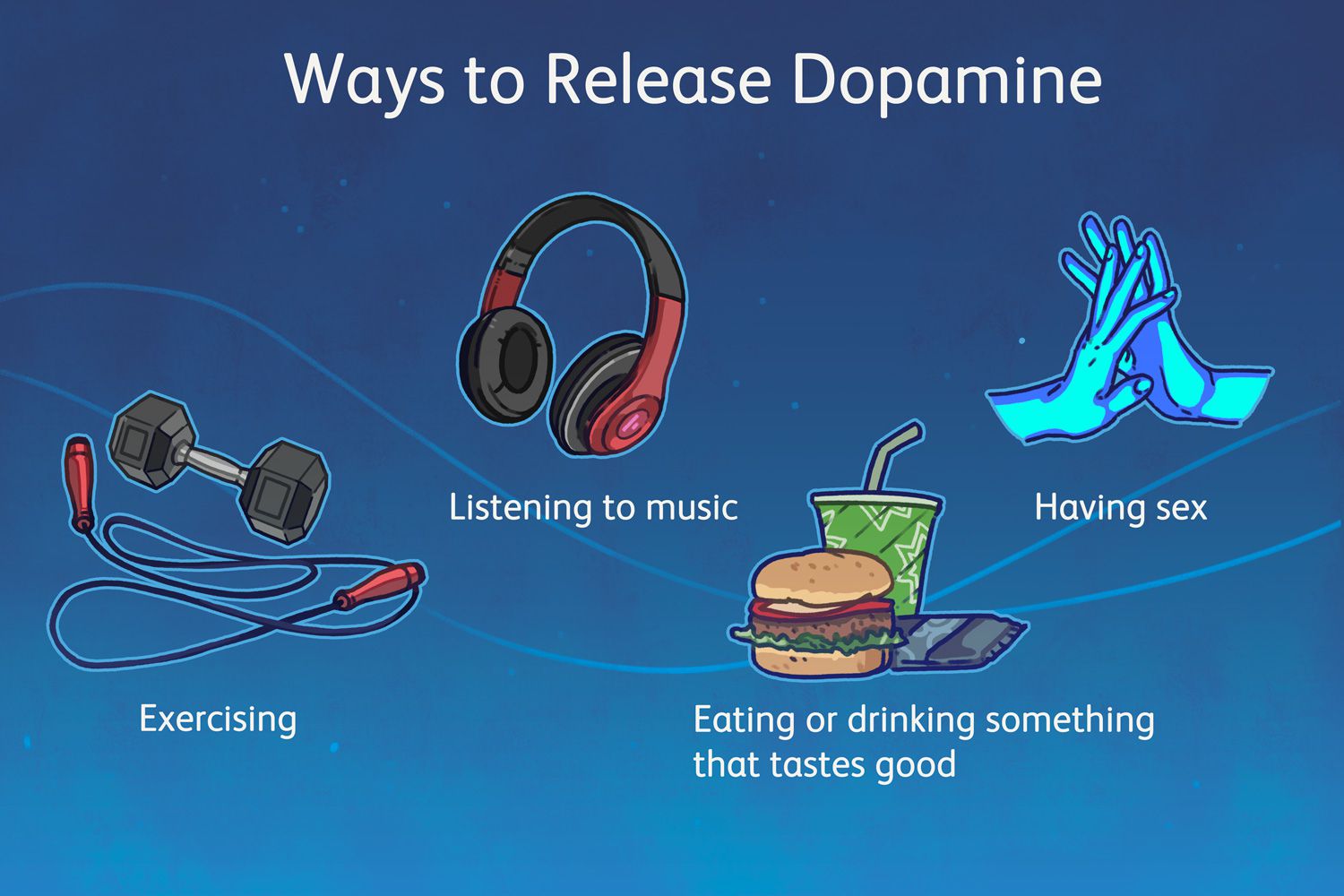 images depicting how to release dopamine