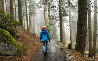 woman walking