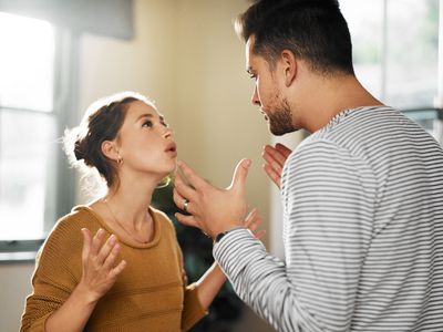 Cropped shot of a young couple having an argument at home