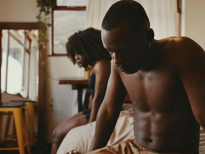 Shot of a young couple having an argument in the bedroom at home