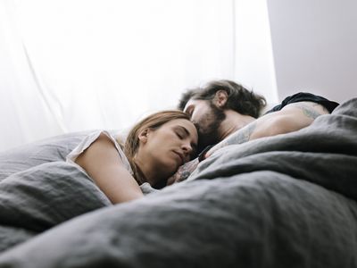 Couple sleeping in Bed together