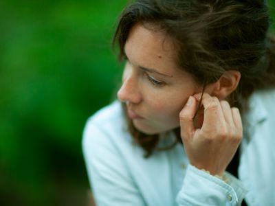 Thoughtful woman