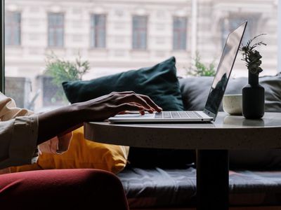 Someone looking at a computer screen