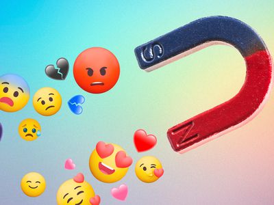 Magnet attracting different emojis