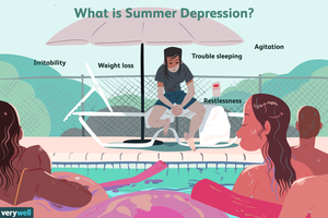 Summer depression illo